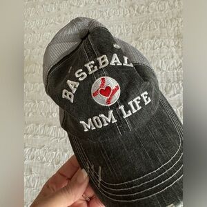 Baseball mom hat